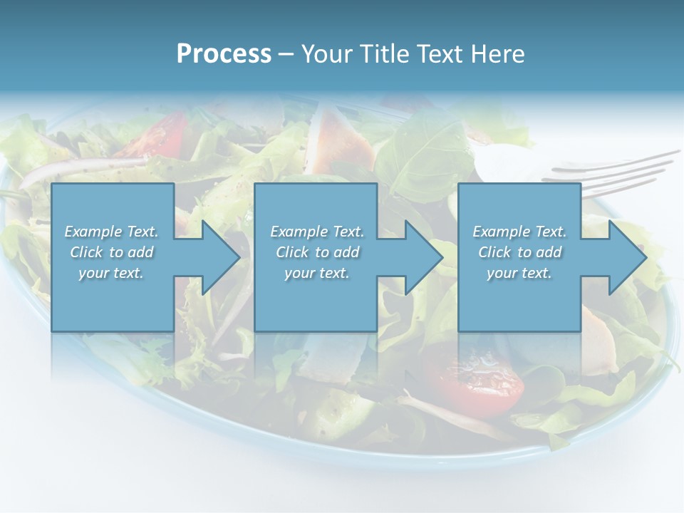 Close Up Dinning Low Fat PowerPoint Template