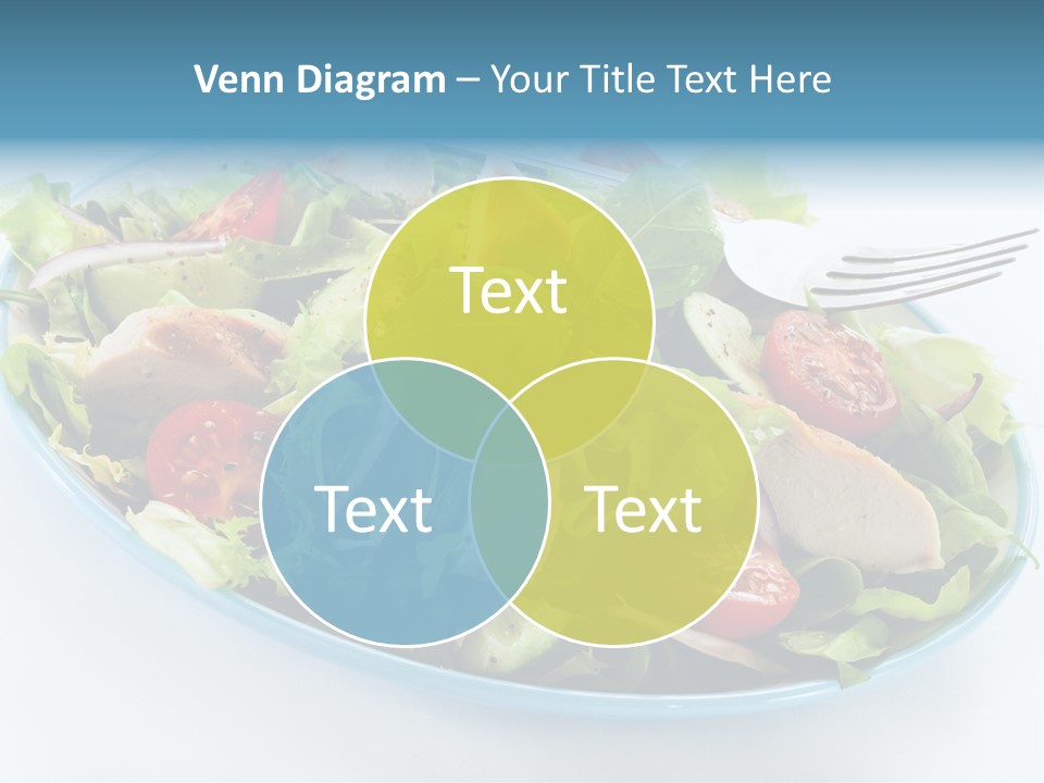 Close Up Dinning Low Fat PowerPoint Template