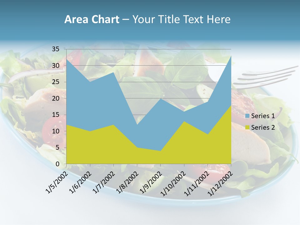 Close Up Dinning Low Fat PowerPoint Template