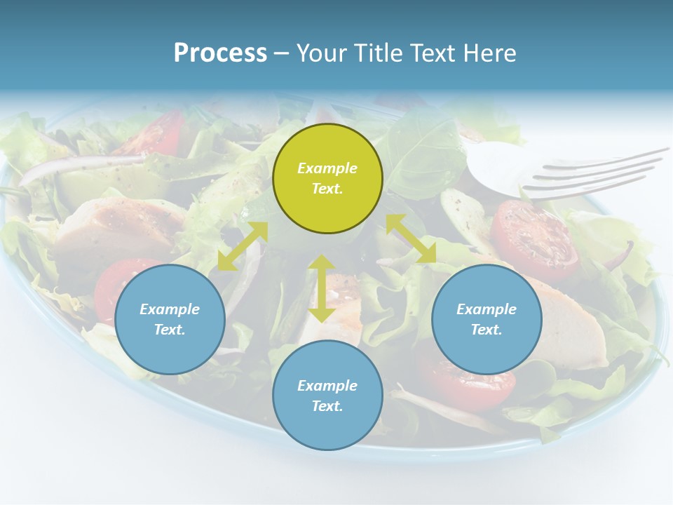 Close Up Dinning Low Fat PowerPoint Template