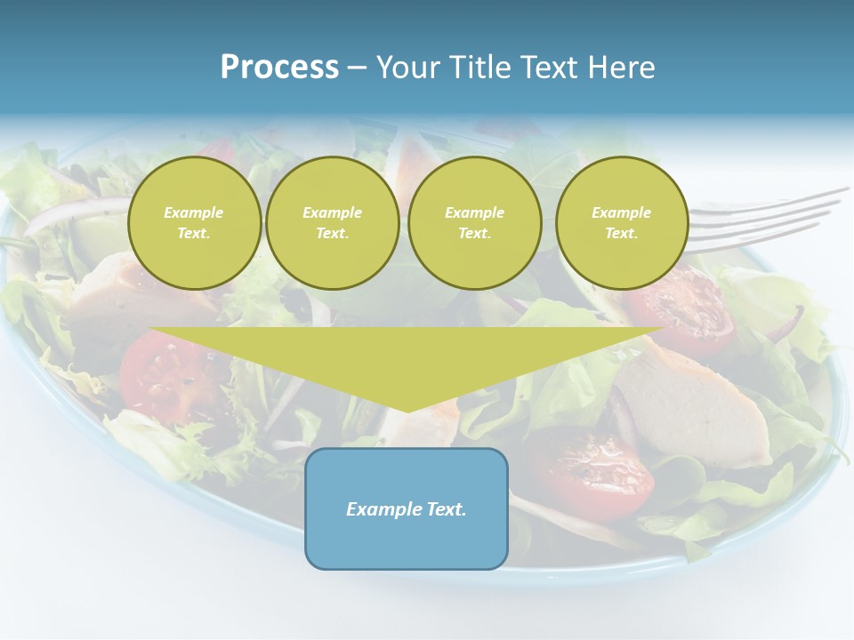 Close Up Dinning Low Fat PowerPoint Template