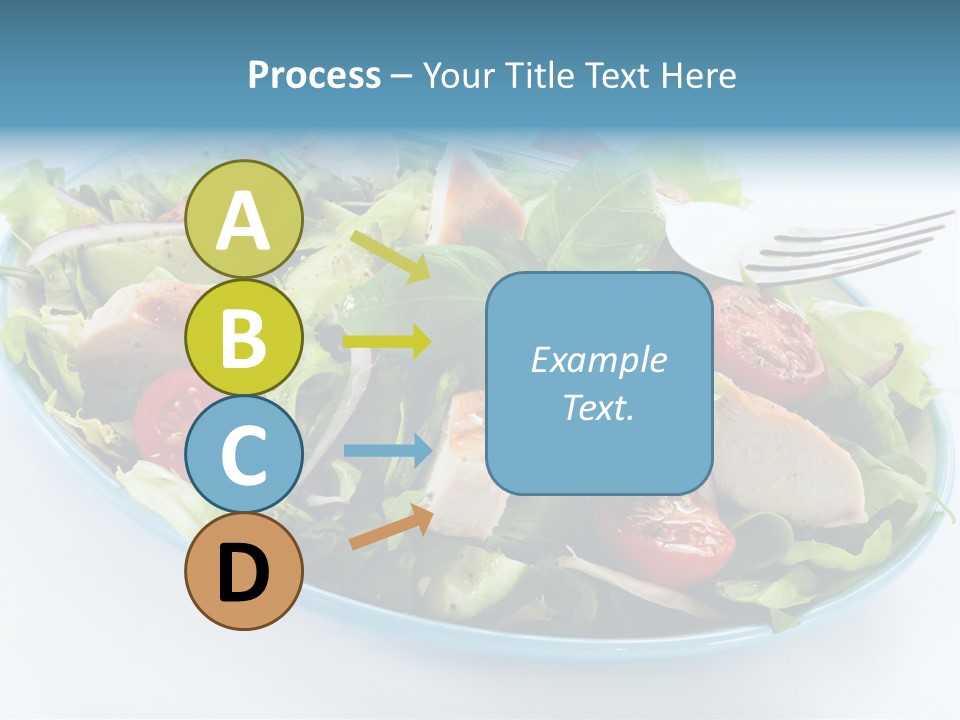 Close Up Dinning Low Fat PowerPoint Template