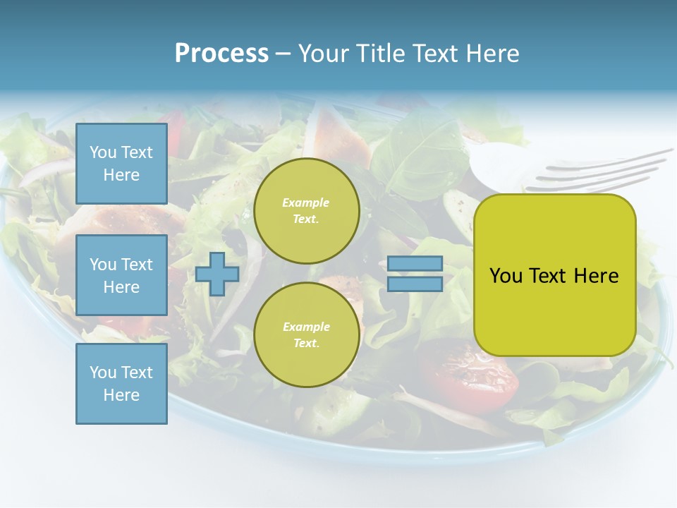 Close Up Dinning Low Fat PowerPoint Template