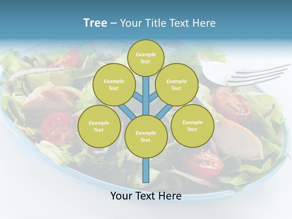 Close Up Dinning Low Fat PowerPoint Template