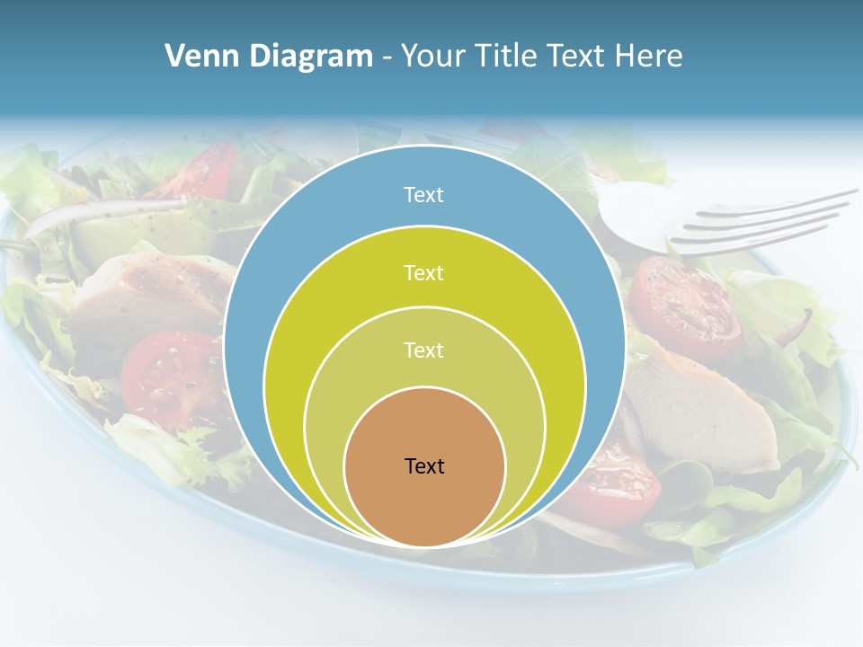 Close Up Dinning Low Fat PowerPoint Template
