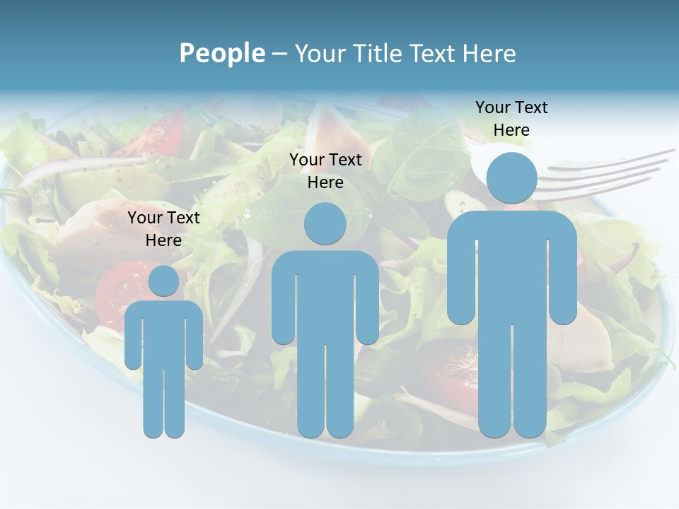 Close Up Dinning Low Fat PowerPoint Template