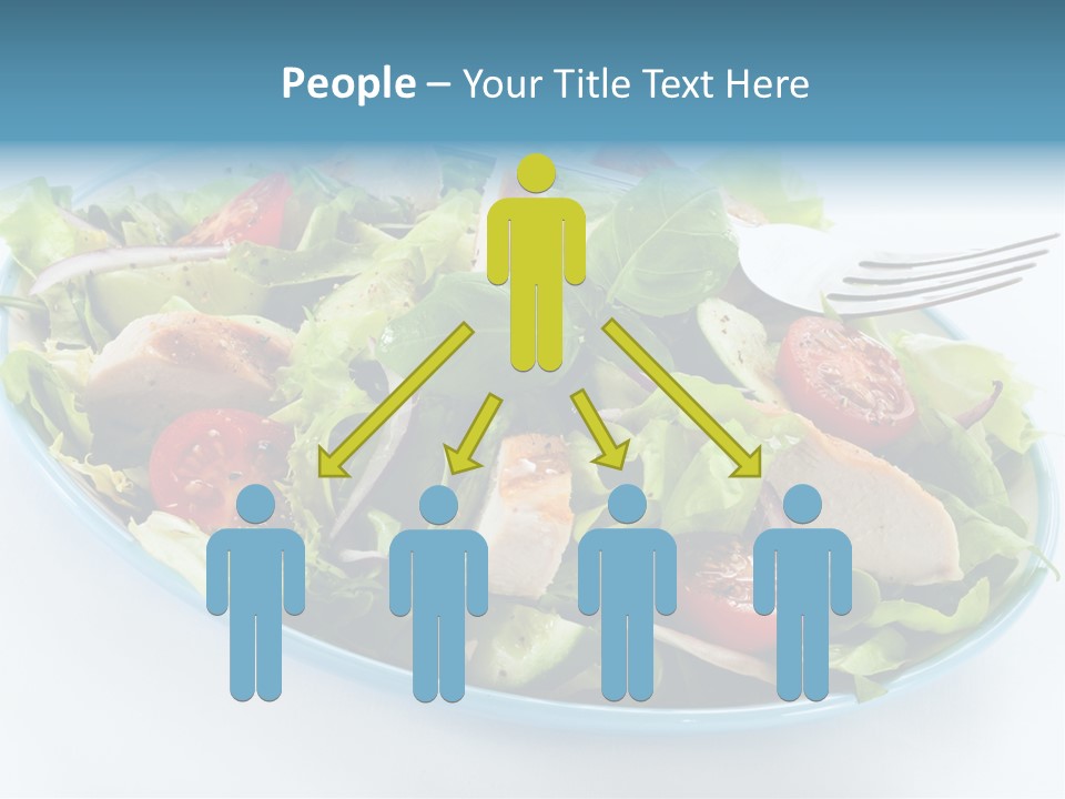 Close Up Dinning Low Fat PowerPoint Template