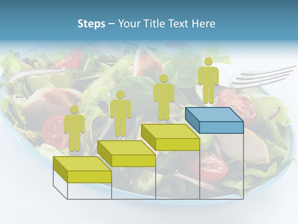 Close Up Dinning Low Fat PowerPoint Template
