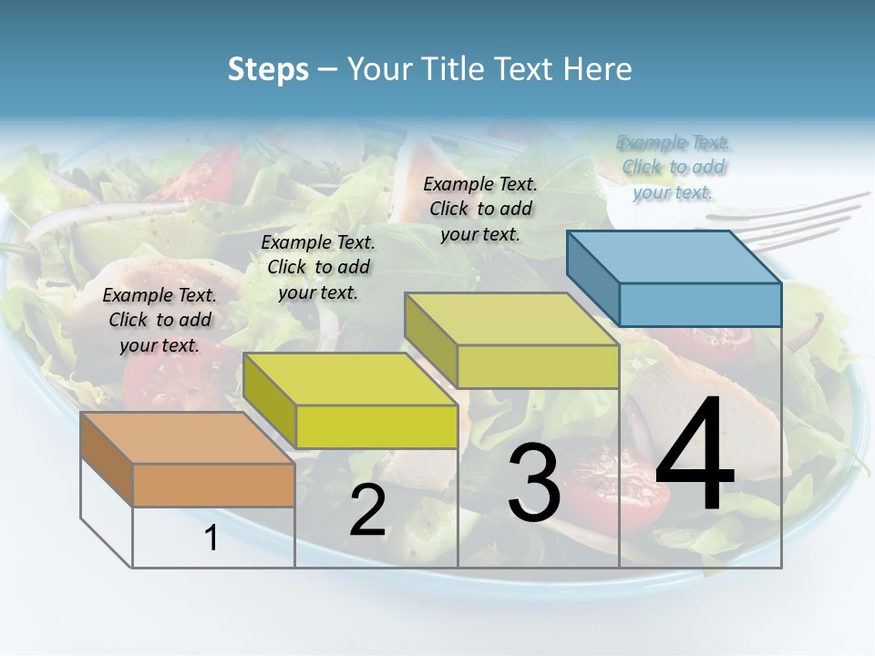 Close Up Dinning Low Fat PowerPoint Template