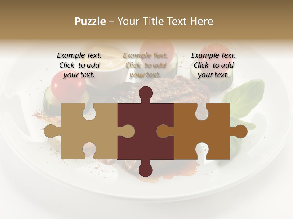 Bbq Sirloin Eat PowerPoint Template