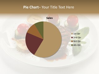 Bbq Sirloin Eat PowerPoint Template