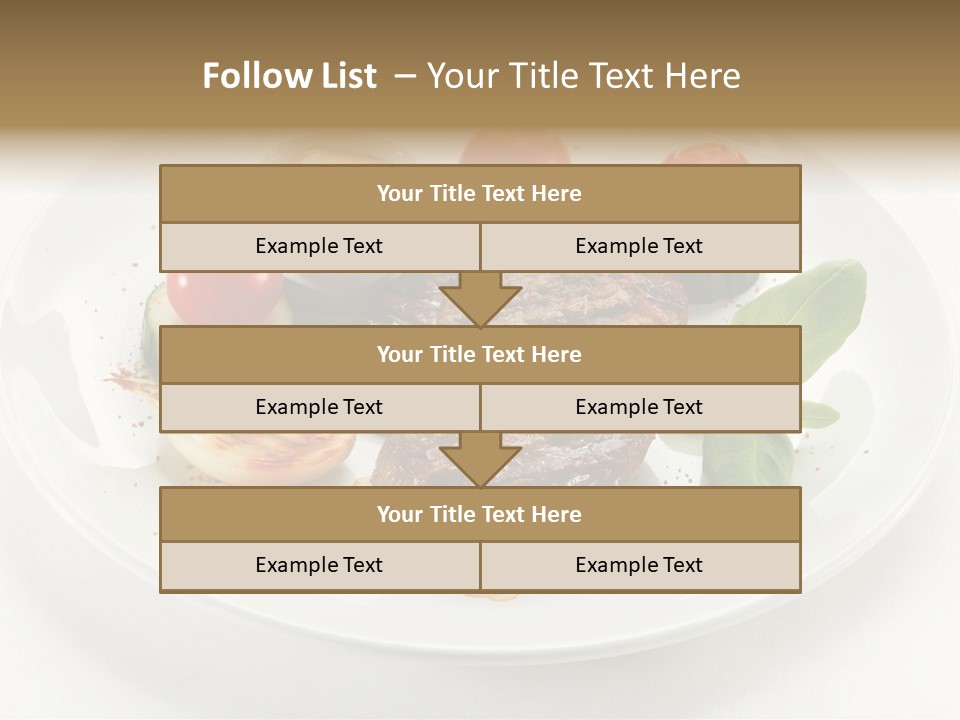 Bbq Sirloin Eat PowerPoint Template