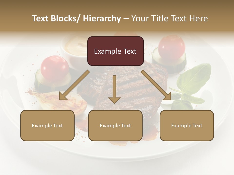 Bbq Sirloin Eat PowerPoint Template