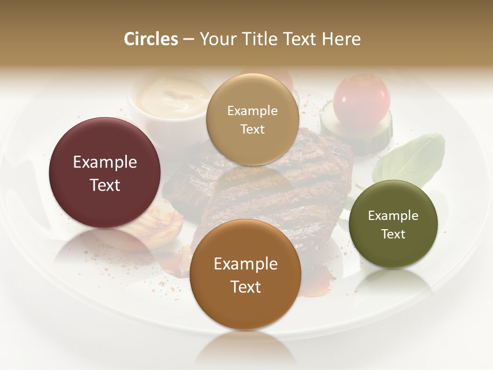 Bbq Sirloin Eat PowerPoint Template