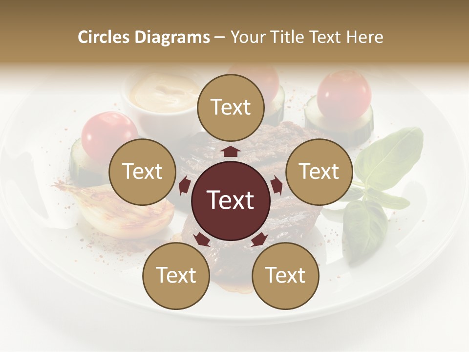 Bbq Sirloin Eat PowerPoint Template