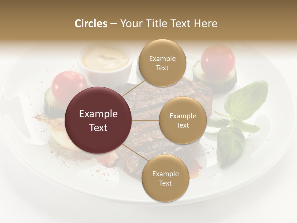 Bbq Sirloin Eat PowerPoint Template