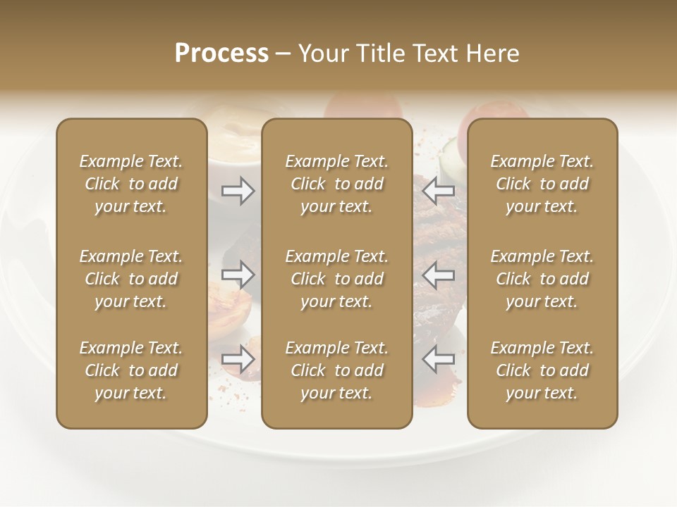 Bbq Sirloin Eat PowerPoint Template
