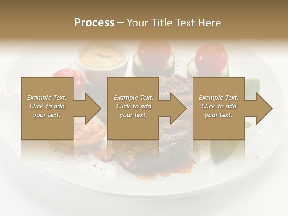 Bbq Sirloin Eat PowerPoint Template