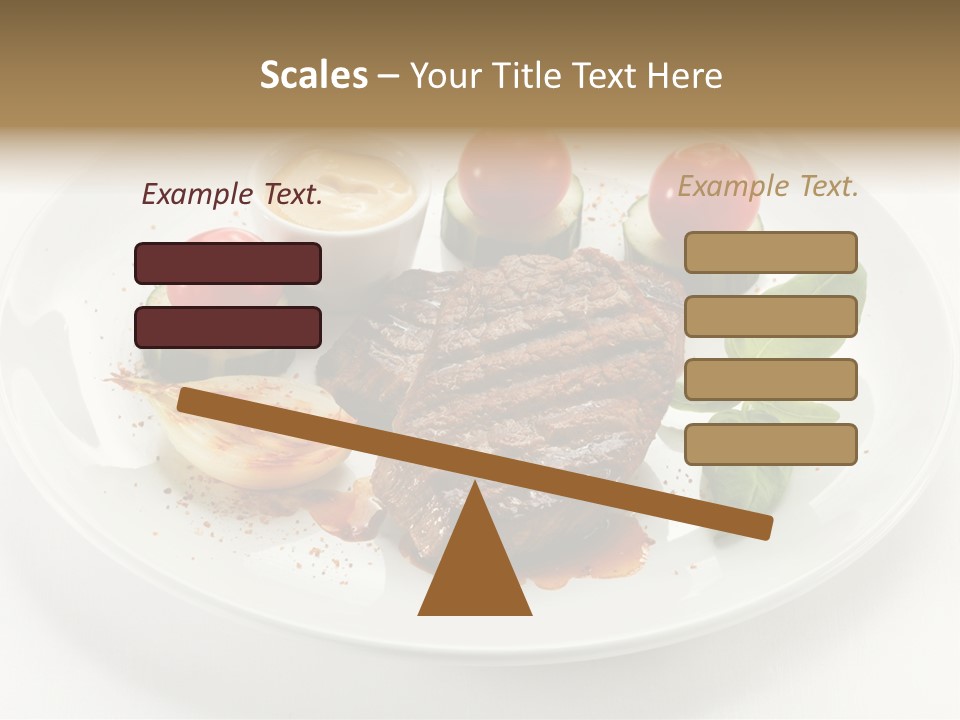 Bbq Sirloin Eat PowerPoint Template