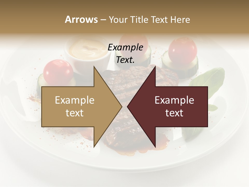 Bbq Sirloin Eat PowerPoint Template