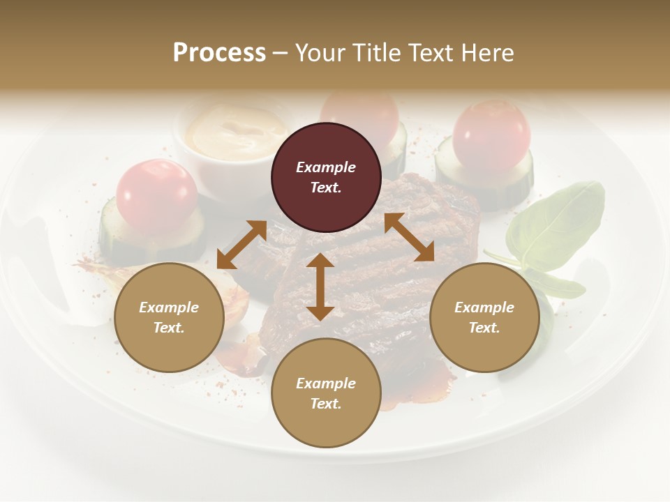 Bbq Sirloin Eat PowerPoint Template
