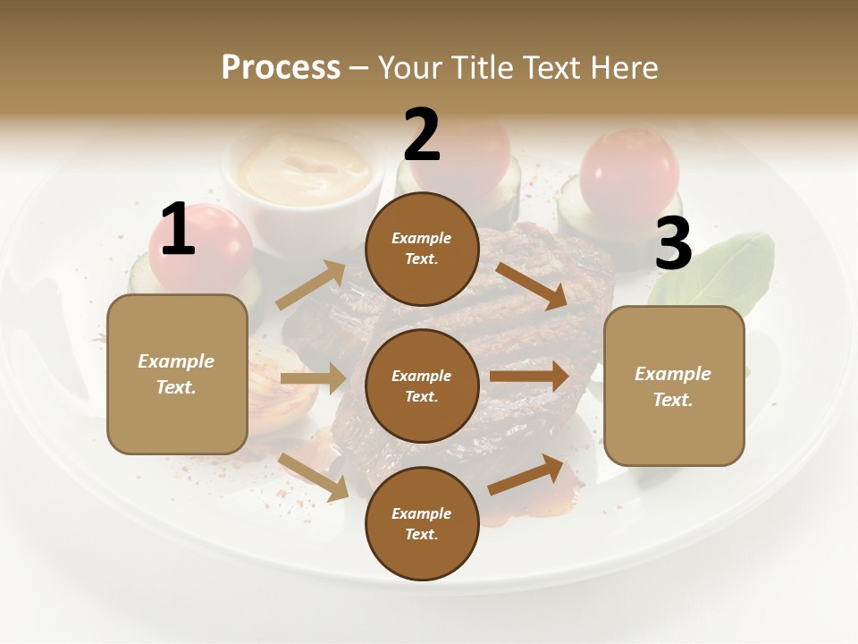 Bbq Sirloin Eat PowerPoint Template