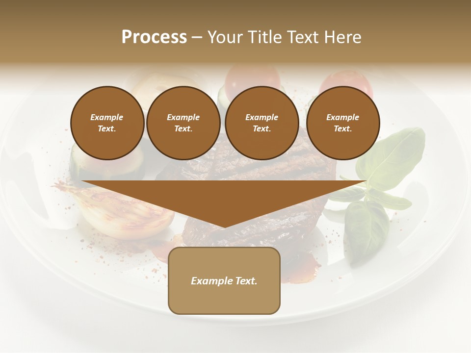 Bbq Sirloin Eat PowerPoint Template