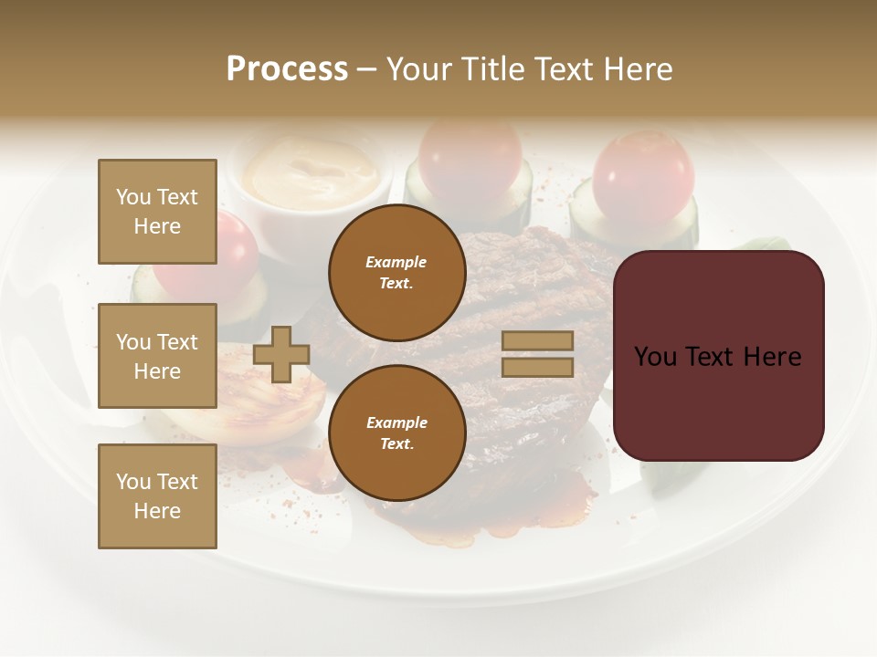 Bbq Sirloin Eat PowerPoint Template
