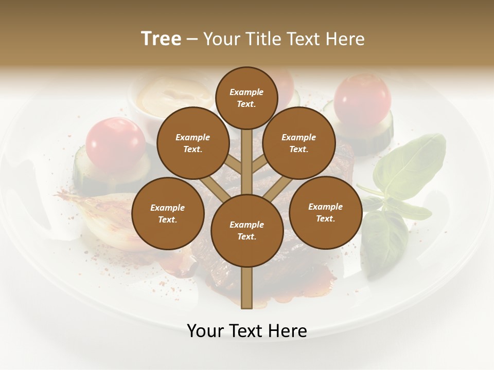 Bbq Sirloin Eat PowerPoint Template