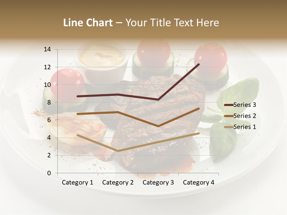 Bbq Sirloin Eat PowerPoint Template