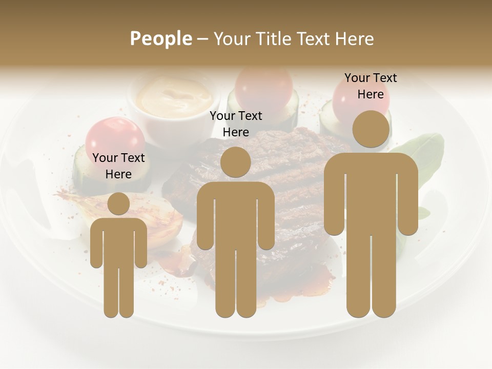 Bbq Sirloin Eat PowerPoint Template
