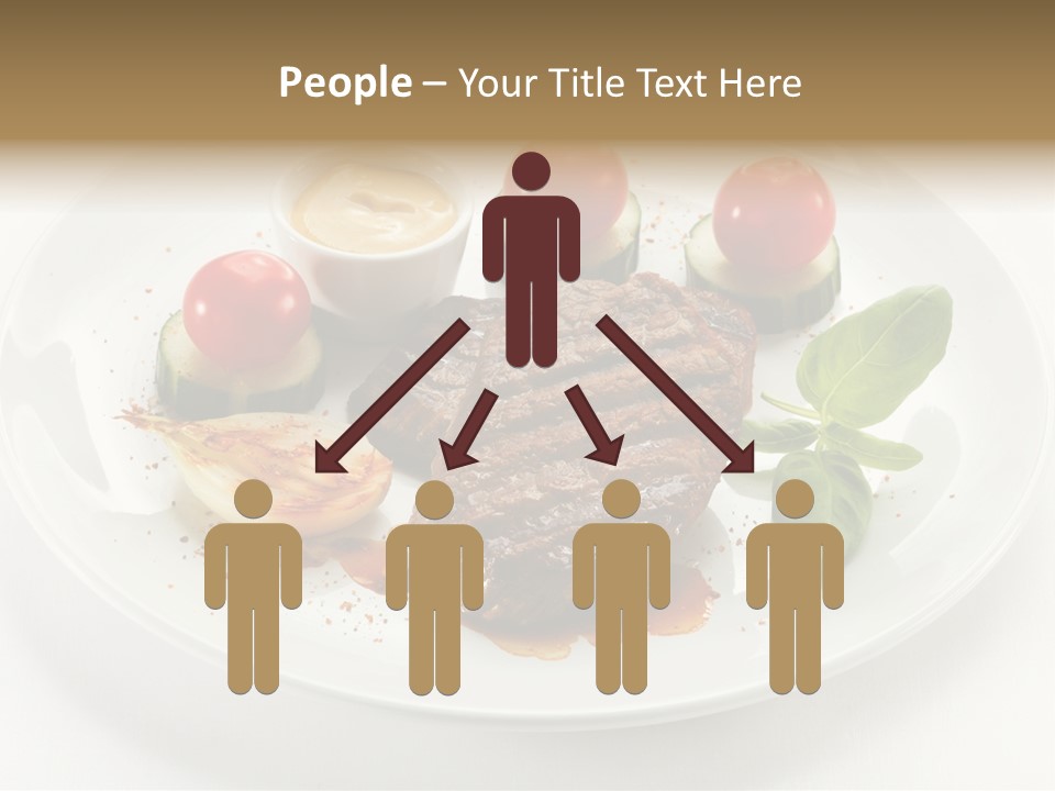 Bbq Sirloin Eat PowerPoint Template