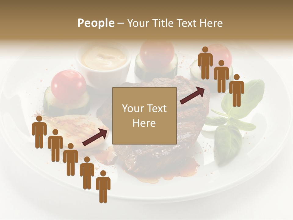 Bbq Sirloin Eat PowerPoint Template