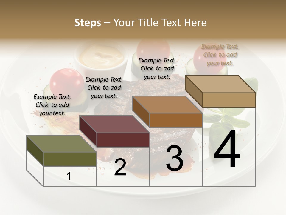 Bbq Sirloin Eat PowerPoint Template
