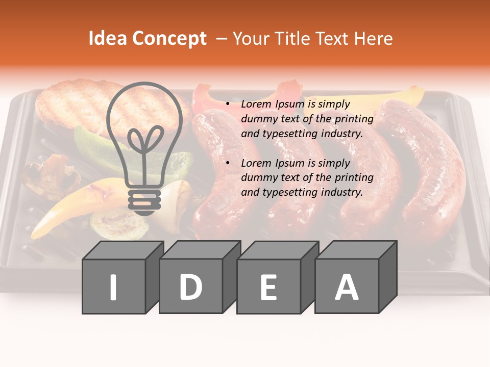 Picnic Vegetable Cooking PowerPoint Template