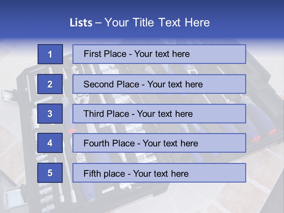 Work Box Car PowerPoint Template