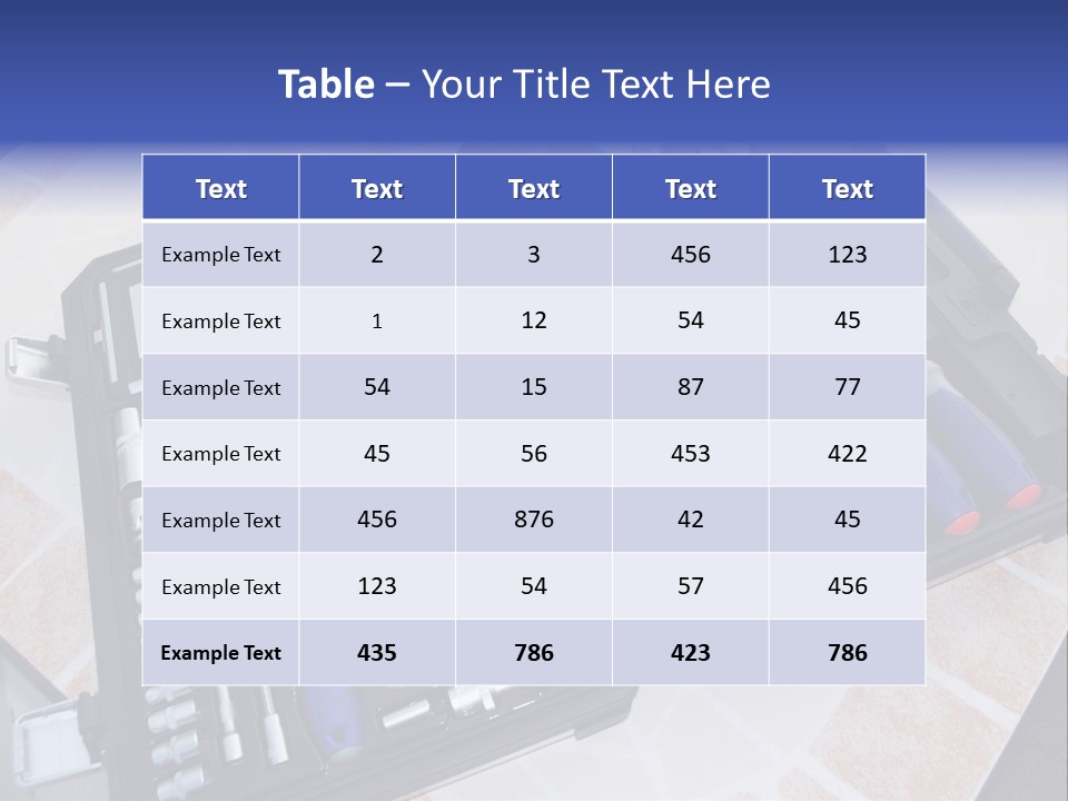 Work Box Car PowerPoint Template