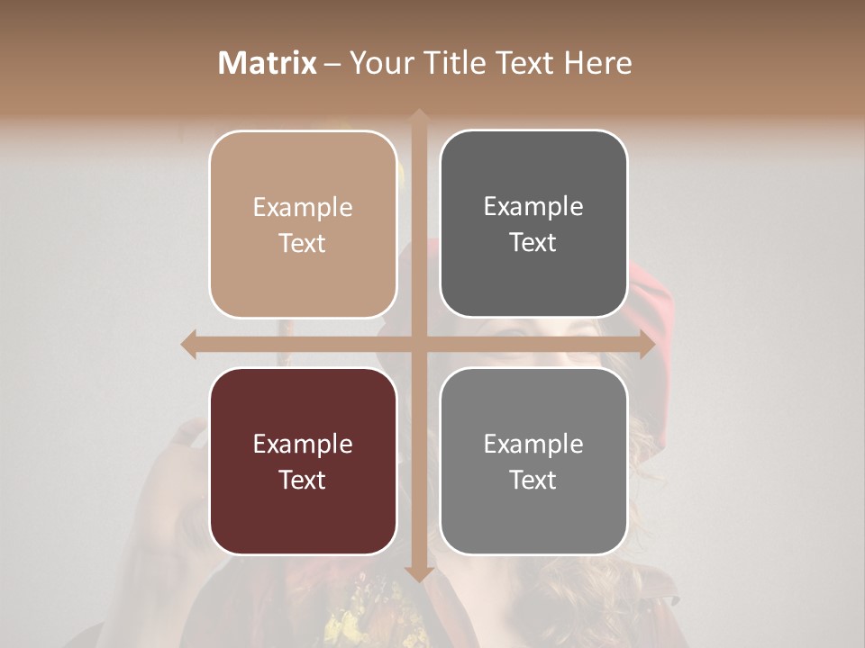 Teen Create Woman PowerPoint Template