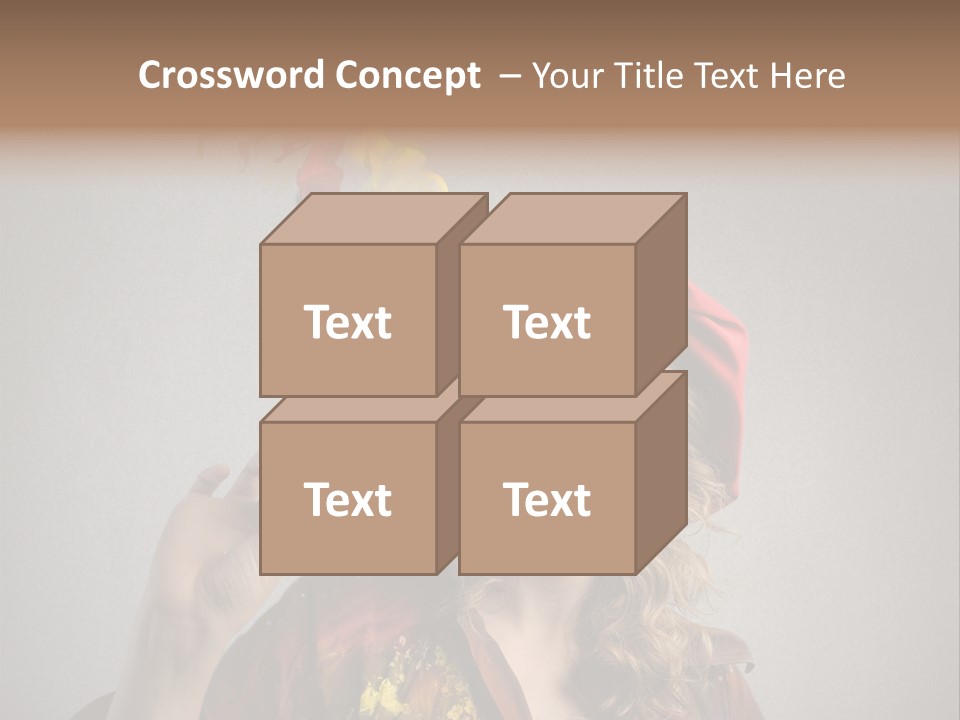 Teen Create Woman PowerPoint Template