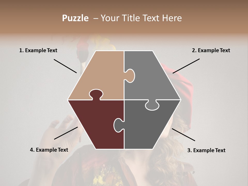 Teen Create Woman PowerPoint Template