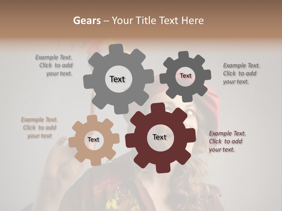 Teen Create Woman PowerPoint Template