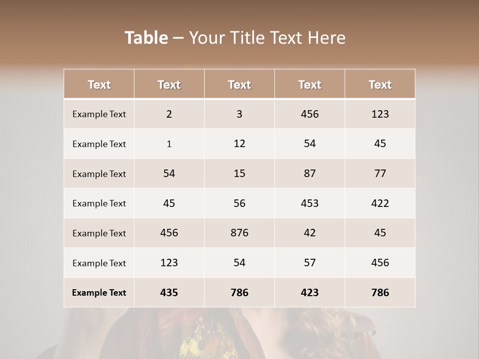 Teen Create Woman PowerPoint Template