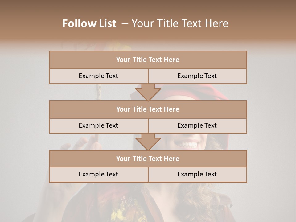 Teen Create Woman PowerPoint Template