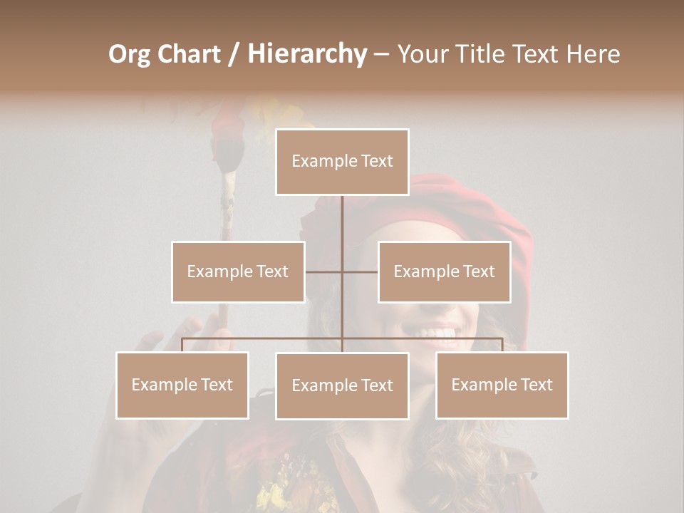 Teen Create Woman PowerPoint Template