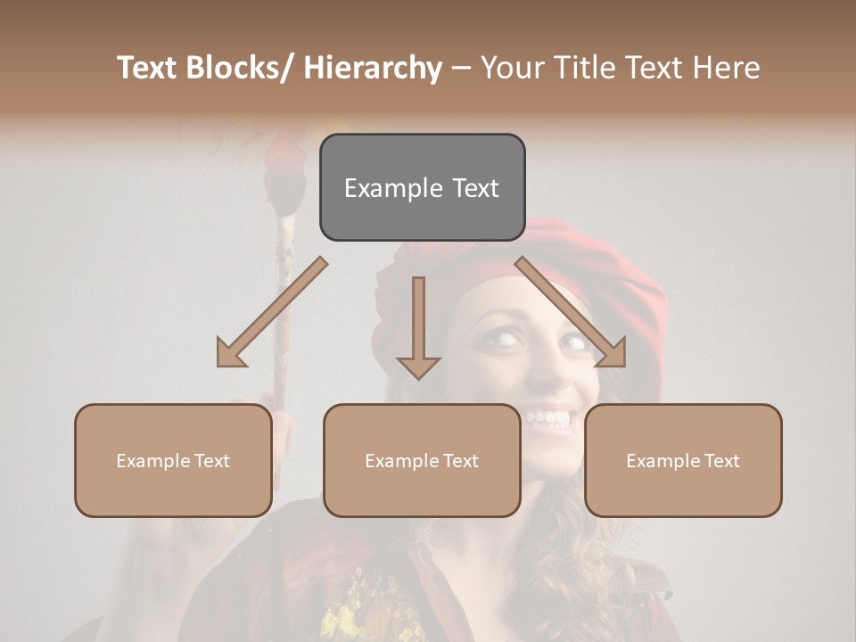 Teen Create Woman PowerPoint Template