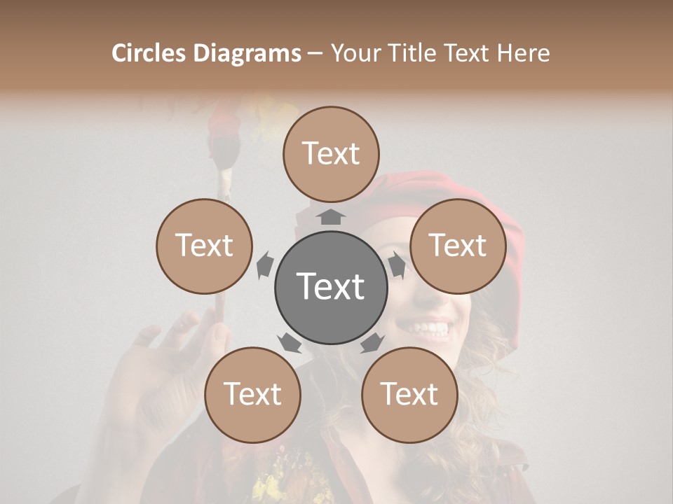 Teen Create Woman PowerPoint Template