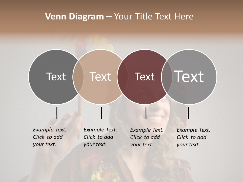 Teen Create Woman PowerPoint Template