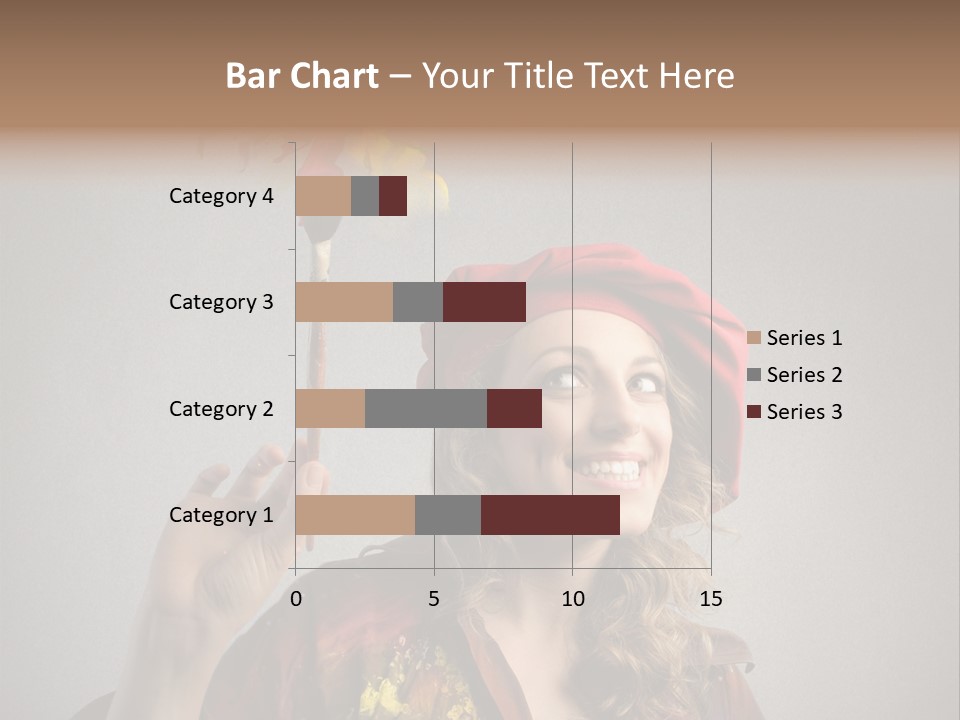Teen Create Woman PowerPoint Template