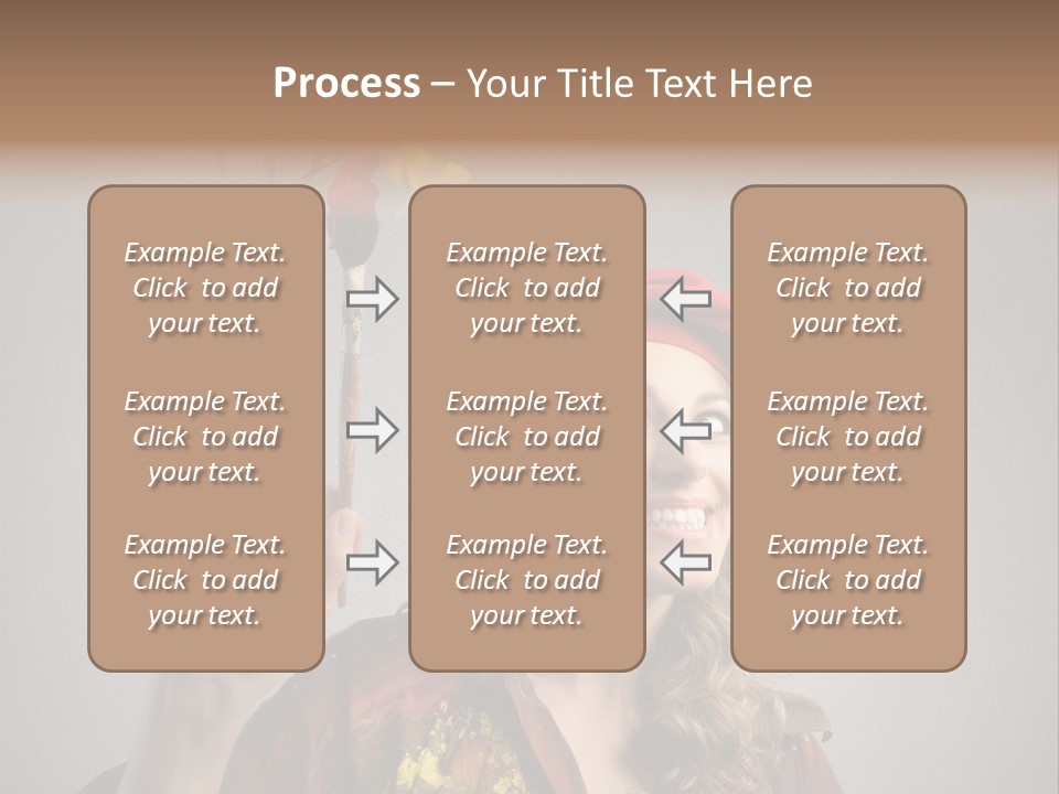 Teen Create Woman PowerPoint Template