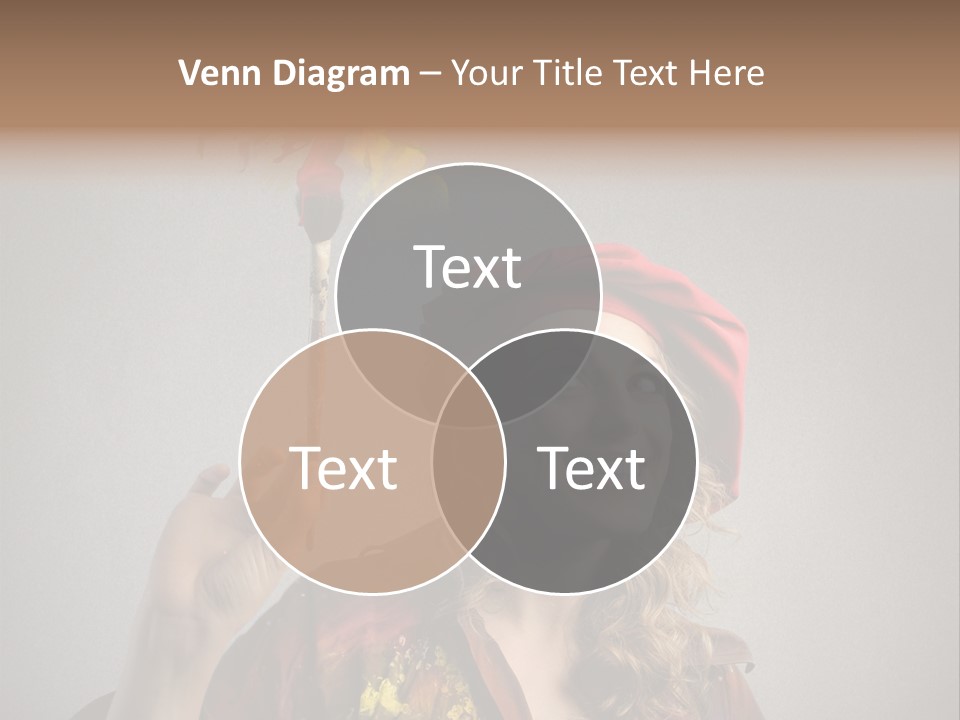 Teen Create Woman PowerPoint Template